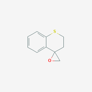 molecular formula C10H10OS B2629857 Spiro[2,3-dihydrothiochromene-4,2'-oxirane] CAS No. 33059-36-8