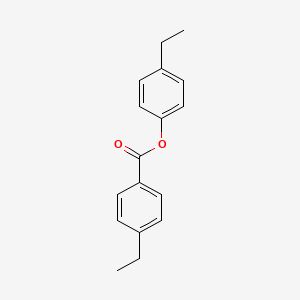 molecular formula C17H18O2 B2629890 4-Ethylphenyl 4-ethylbenzenecarboxylate CAS No. 104899-04-9
