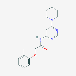 N-(6-(piperidin-1-yl)pyrimidin-4-yl)-2-(o-tolyloxy)acetamide