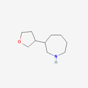 molecular formula C10H19NO B2629951 3-(Oxolan-3-yl)azepane CAS No. 1565504-39-3