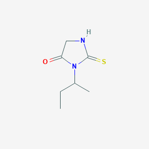 molecular formula C7H12N2OS B2629970 3-(Sec-butyl)-2-thioxoimidazolidin-4-one CAS No. 899736-19-7