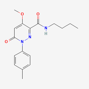 N-butyl-4-methoxy-1-(4-methylphenyl)-6-oxopyridazine-3-carboxamide