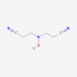molecular formula C6H9N3O B026300 3,3'-(Hydroxyimino)bispropanenitrile CAS No. 108203-25-4
