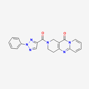 2-(2-phenyl-2H-1,2,3-triazole-4-carbonyl)-3,4-dihydro-1H-dipyrido[1,2-a:4',3'-d]pyrimidin-11(2H)-one