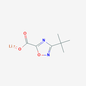 molecular formula C7H9LiN2O3 B2630011 Lithium 3-(tert-butyl)-1,2,4-oxadiazole-5-carboxylate CAS No. 2138311-80-3