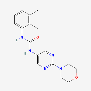 molecular formula C17H21N5O2 B2630021 1-(2,3-Dimethylphenyl)-3-(2-morpholinopyrimidin-5-yl)urea CAS No. 1396853-31-8