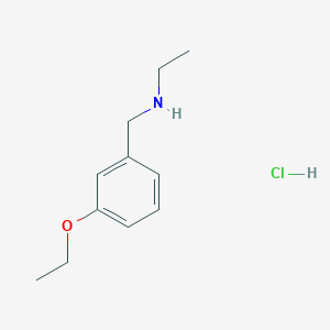 molecular formula C11H18ClNO B2630050 N-(3-Ethoxybenzyl)ethanamine hydrochloride CAS No. 1048948-05-5; 893581-95-8