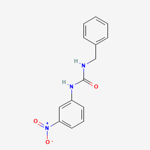 molecular formula C14H13N3O3 B2630134 1-Benzyl-3-(3-nitrophenyl)urea CAS No. 13141-77-0