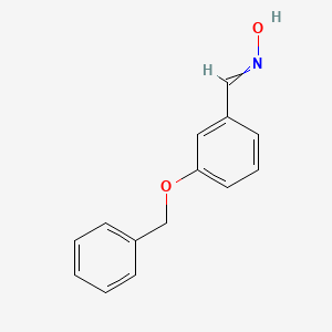 molecular formula C14H13NO2 B2630142 (NZ)-N-[(3-phenylmethoxyphenyl)methylidene]hydroxylamine CAS No. 93033-58-0