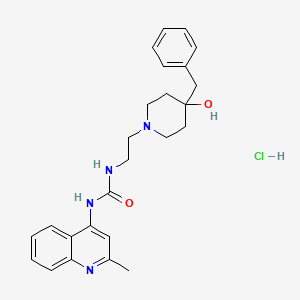 molecular formula C25H31ClN4O2 B2630207 Palosuran hydrochloride 