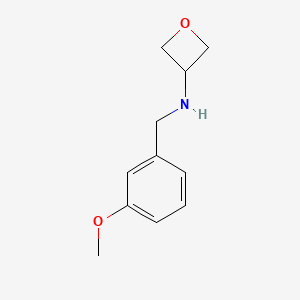 molecular formula C11H15NO2 B2630217 N-(3-Methoxybenzyl)oxetan-3-amine CAS No. 1343583-25-4