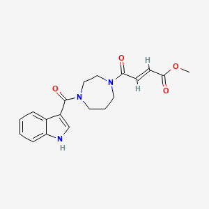 Methyl (E)-4-[4-(1H-indole-3-carbonyl)-1,4-diazepan-1-yl]-4-oxobut-2-enoate