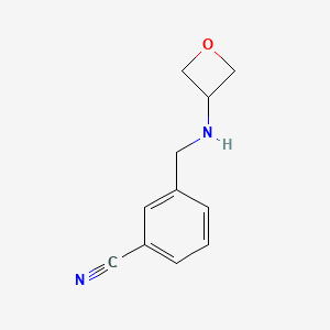 3-((Oxetan-3-ylamino)methyl)benzonitrile