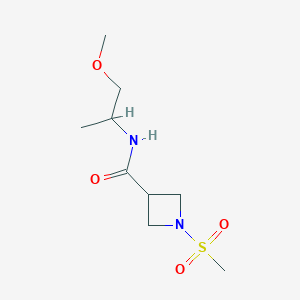 N-(1-methoxypropan-2-yl)-1-(methylsulfonyl)azetidine-3-carboxamide