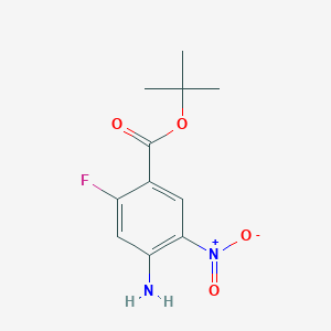 Tert-butyl 4-amino-2-fluoro-5-nitrobenzoate