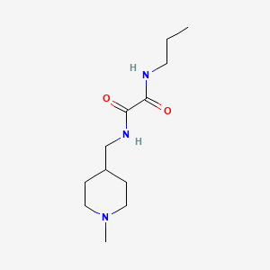 B2630295 N1-((1-methylpiperidin-4-yl)methyl)-N2-propyloxalamide CAS No. 953175-43-4