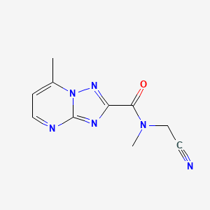 N-(Cyanomethyl)-N,7-dimethyl-[1,2,4]triazolo[1,5-a]pyrimidine-2-carboxamide
