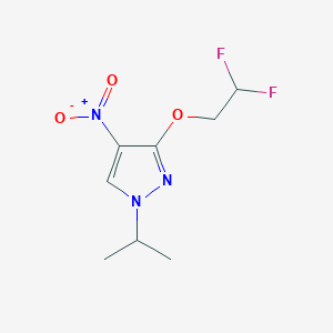 3-(2,2-Difluoroethoxy)-1-isopropyl-4-nitro-1H-pyrazole