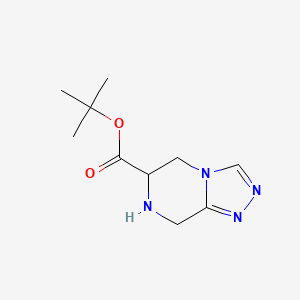 tert-butyl 5H,6H,7H,8H-[1,2,4]triazolo[4,3-a]pyrazine-6-carboxylate