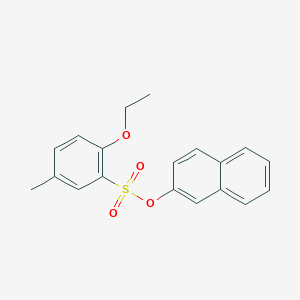 Naphthalen-2-yl 2-ethoxy-5-methylbenzene-1-sulfonate