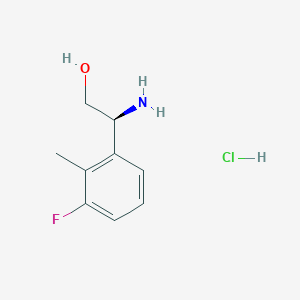 (S)-2-Amino-2-(3-fluoro-2-methylphenyl)ethanol hydrochloride