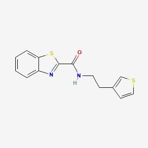 N-(2-(thiophen-3-yl)ethyl)benzo[d]thiazole-2-carboxamide