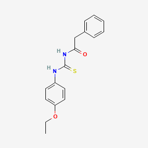 N-[(4-ethoxyphenyl)carbamothioyl]-2-phenylacetamide