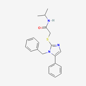 2-((1-benzyl-5-phenyl-1H-imidazol-2-yl)thio)-N-isopropylacetamide