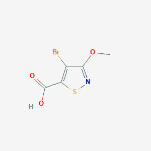 4-Bromo-3-methoxy-1,2-thiazole-5-carboxylic acid