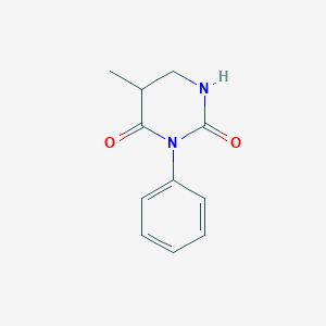 molecular formula C11H12N2O2 B2630429 5-Methyl-3-phenyl-1,3-diazinane-2,4-dione CAS No. 85606-74-2