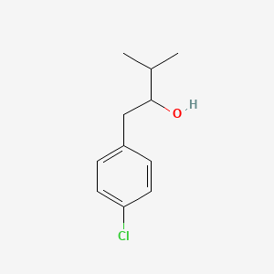molecular formula C11H15ClO B2630493 1-(4-Chlorophenyl)-3-methylbutan-2-ol CAS No. 42024-40-8