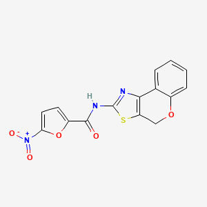 molecular formula C15H9N3O5S B2630503 N-(4H-chromeno[4,3-d]thiazol-2-yl)-5-nitrofuran-2-carboxamide CAS No. 681159-78-4