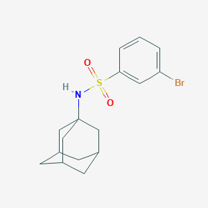 molecular formula C16H20BrNO2S B263057 N-(1-adamantyl)-3-bromobenzenesulfonamide 