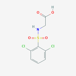 molecular formula C8H7Cl2NO4S B026306 (2,6-Dichloro-benzenesulfonylamino)-acetic acid CAS No. 19818-06-5