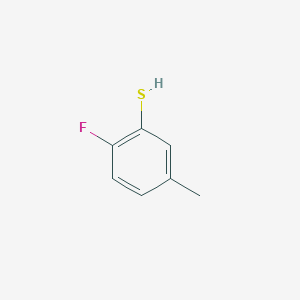 molecular formula C7H7FS B2630603 2-Fluoro-5-methylbenzenethiol CAS No. 1208076-74-7