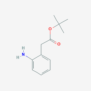 molecular formula C12H17NO2 B2630642 Tert-butyl 2-(2-aminophenyl)acetate CAS No. 98911-34-3