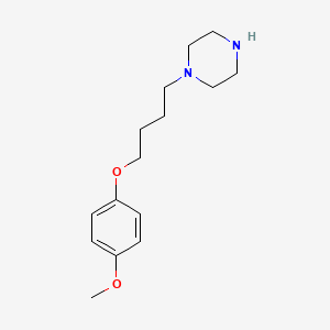 molecular formula C15H24N2O2 B2630660 1-[4-(4-Methoxyphenoxy)butyl]piperazine CAS No. 401805-19-4