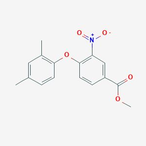 molecular formula C16H15NO5 B2630664 Methyl 4-(2,4-dimethylphenoxy)-3-nitrobenzoate CAS No. 478246-34-3
