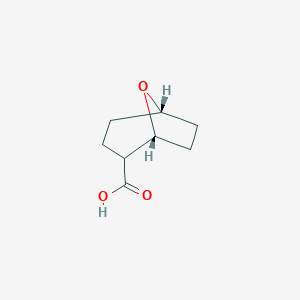 molecular formula C8H12O3 B2630679 (1R,5S)-8-Oxabicyclo[3.2.1]octane-2-carboxylic acid CAS No. 2243506-39-8