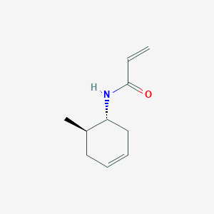molecular formula C10H15NO B2630715 N-[(1R,6R)-6-Methylcyclohex-3-en-1-yl]prop-2-enamide CAS No. 2224460-61-9