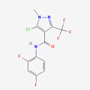 5-chloro-N-(2,4-difluorophenyl)-1-methyl-3-(trifluoromethyl)-1H-pyrazole-4-carboxamide