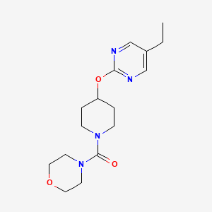 [4-(5-Ethylpyrimidin-2-yl)oxypiperidin-1-yl]-morpholin-4-ylmethanone