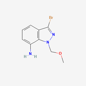 3-Bromo-1-(methoxymethyl)indazol-7-amine