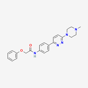 N-(4-(6-(4-methylpiperazin-1-yl)pyridazin-3-yl)phenyl)-2-phenoxyacetamide