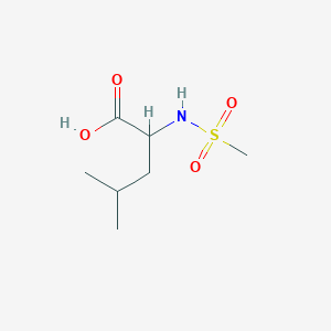 2-Methanesulfonamido-4-methylpentanoic acid