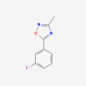 5-(3-Fluorophenyl)-3-methyl-1,2,4-oxadiazole