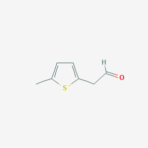 molecular formula C7H8OS B2631194 2-(5-Methylthiophen-2-yl)acetaldehyde CAS No. 1341817-84-2