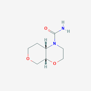 (4As,8aS)-3,4a,5,7,8,8a-hexahydro-2H-pyrano[3,4-b][1,4]oxazine-1-carboxamide