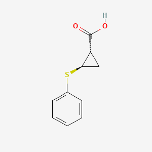 (1S,2R)-2-Phenylsulfanylcyclopropane-1-carboxylic acid