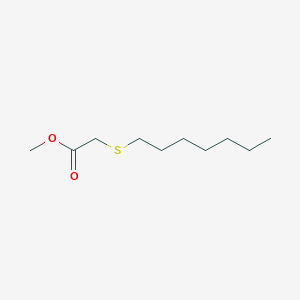 molecular formula C10H20O2S B2631264 Methyl (heptylthio)acetate CAS No. 40814-20-8